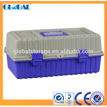 Hot sales 19 inch plastic Tool box with hasp lock